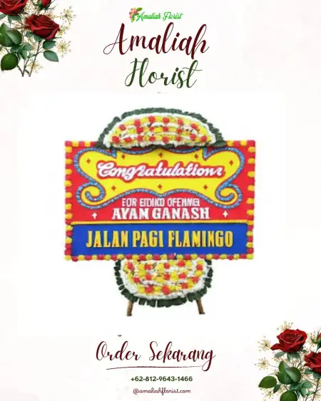 Sewa Papan Bunga Meteseh